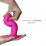 Дилдо с присоской Adrien Lastic Hitsens 4 Pink, отлично для страпона, диаметр 3.7см, длина 17,8см - [Фото 2]