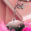Наручники металлические Adrien Lastic Handcuffs Pink с розовой пушистой отделкой - [Фото 1]