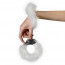 Наручники металлические Adrien Lastic Handcuffs White с белой пушистой отделкой - [Фото 2]