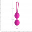 Вагинальные шарики Adrien Lastic Geisha Lastic Balls BIG Magenta (L), диаметр 4см, вес 90гр - [Фото 1]