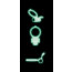 Эрекционное кольцо Dorcel Power Clit White PHOSPHO с вибрацией, белое, светится в темноте - [Фото 2]