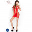 Бодистокинг Passion BS027 red, платье-сетка на бретелях, очень откровенное - [Фото 1]