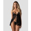 Пеньюар и трусики Obsessive Blomentis babydoll & thong XS/S - [Фото 6]