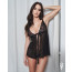 Пеньюар и трусики Obsessive Blomentis babydoll & thong XS/S - [Фото 5]