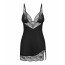 Пеньюар и трусики Obsessive Lobellis chemise & thong M/L - [Фото 3]