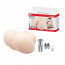 Мастурбатор вагина и анус - Men's masturbator, Tighten, Shrink, Voice, Double Vibr. Eggs, 17x9 см - [Фото 4]
