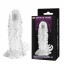 Насадка на член - Penis Sleeve 1, On-Contact Vibrator On The Top, Crystal - [Фото 1]
