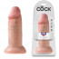 Фаллоимитатор с мошонкой - King Cock 10in. Chubby - [Фото 1]