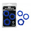 Ерекційні кільця - GK Power Beaded Cock Rings Blue - [Фото 1]