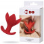 Расширяющая анальная пробка ToDo By Toyfa Flower, силикон, красная, 9 см, ø 6 см - [Фото 2]