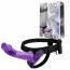 Страпон - Ultra Passionate Harness Dual Vibration Purple - [Фото 3]