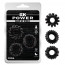 Ерекційні кільця - GK Power Gear Up Rings Black - [Фото 1]