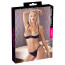 Комплект белья - 2221179 Cottelli Collection Shelf Bra Set Sparkle, черный - [Фото 2]