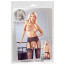 Чулки с поясом - 2340305 Mandy Mystery Suspender Belt, черные - [Фото 1]