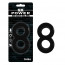 Ерекційне кільце - GK Power Duo Cock 8 Ball Ring Black - [Фото 1]