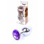 Анальная пробка - Jewellery Silver Plug Purple - [Фото 1]