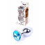 Анальная пробка - Jewellery Silver Plug Light Blue - [Фото 1]
