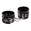 Наручники Leather Rastraints Hand Cuffs, Black - [Фото 1]