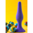 Анальная пробка - A-Toys, силикон, фиолетовый, 10,2 см - [Фото 3]