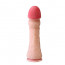 Реалистичный вибратор - The Big Penis Vibrating Dildo Suction Cup Flesh - [Фото 2]