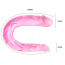 Двосторонній фалоімітатор - Double Dong Pink, 29,8 см - [Фото 4]