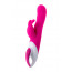 Вибратор с клиторальным стимулятором JOS ELLY, с подогревом, силикон, розовый, 21,5 см - [Фото 5]