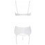 Сексуальный набор - 2221055 Shelf Bra Set, белый - [Фото 3]