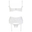 Сексуальный набор - 2221055 Shelf Bra Set, белый - [Фото 4]