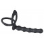 Насадка для двойного проникновения - Black Velvets Cock & ball ring - [Фото 2]