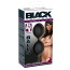 Вагинальные шарики - Black Velvet Silicone Balls - [Фото 3]