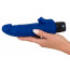 Реалистичный вибратор - Vibra Lotus Penis Blue Vibrator - [Фото 5]