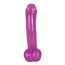 Фаллоимитатор с мошонкой - Ready Mate Softdildo Lila - [Фото 2]