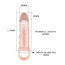 Насадка на пенис - Men ExTension Penis Sleeve, 13,5 x 3,5 см - [Фото 1]