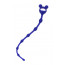 Анальная цепочка ToDo By Toyfa Froggy, силикон, синяя, 27,4 см, ø 1,4 см - [Фото 4]