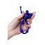 Анальная цепочка ToDo By Toyfa Froggy, силикон, синяя, 27,4 см, ø 1,4 см - [Фото 1]