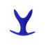 Расширяющая анальная пробка ToDo By Toyfa Bloom, силикон, синяя, 8,5 см, ø 4,5 см - [Фото 1]