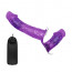 Страпон - Ultra Passionate Harness Dual Vibration Purple - [Фото 6]