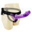 Страпон - Ultra Passionate Harness Dual Vibration Purple - [Фото 1]