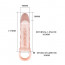 Насадка на член - Men ExTension Vibrating Penis Sleeve, 13,5 x 3,5 см - [Фото 4]