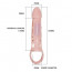 Насадка на член - Men ExTension Vibrating Cage, 13,5 см - [Фото 3]
