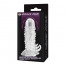 Насадка на член - Penis Sleeve 1, On-Contact Vibrator On The Top, Crystal - [Фото 2]