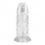 Насадка на член - Penis Sleeve 1, On-Contact Vibrator On The Top, Crystal - [Фото 5]
