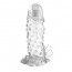 Насадка на член - Penis Sleeve 1, On-Contact Vibrator On The Top, Crystal - [Фото 6]