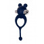 Виброкольцо с хвостиком JOS Mickey, силикон, синий, 12,5 см - [Фото 1]