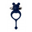 Виброкольцо с хвостиком JOS Mickey, силикон, синий, 12,5 см - [Фото 4]