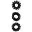 Ерекційні кільця - GK Power Gear Up Rings Black - [Фото 3]
