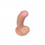 Фаллоимитатор с мошонкой - The Ultra Soft Dude Flesh 8.5