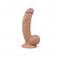 Фаллоимитатор с мошонкой - The Ultra Soft Dude Flesh 8.5