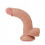 Фаллоимитатор с мошонкой - Sliding Skin Dual Layer Dong 8'' - [Фото 5]