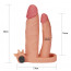 Насадка на член - Pleasure X Tender Vibrating Double Penis Sleeve Add 1